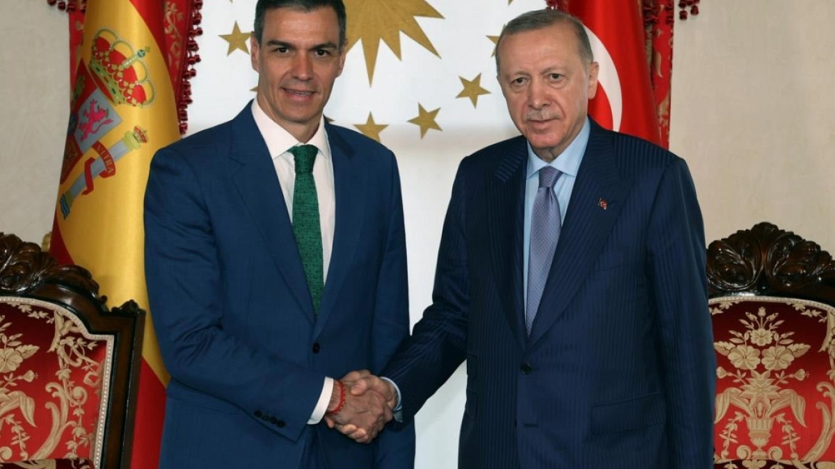 Cumhurbaşkanı Erdoğan, Sanchez ile görüştü