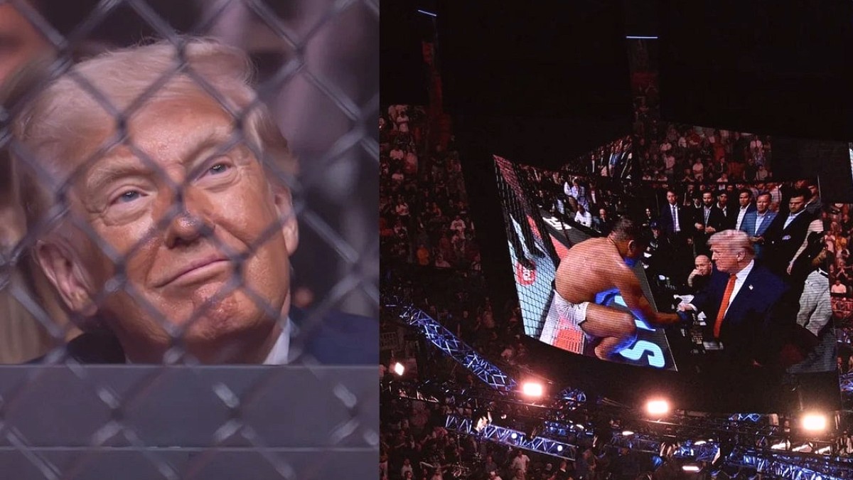Dünyanın gözü İslamabad’da iken: Trump kafes dövüşünde görüntülendi