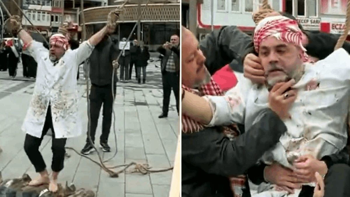 Üniversite hocası protesto yaparken kendini öldürüyordu!