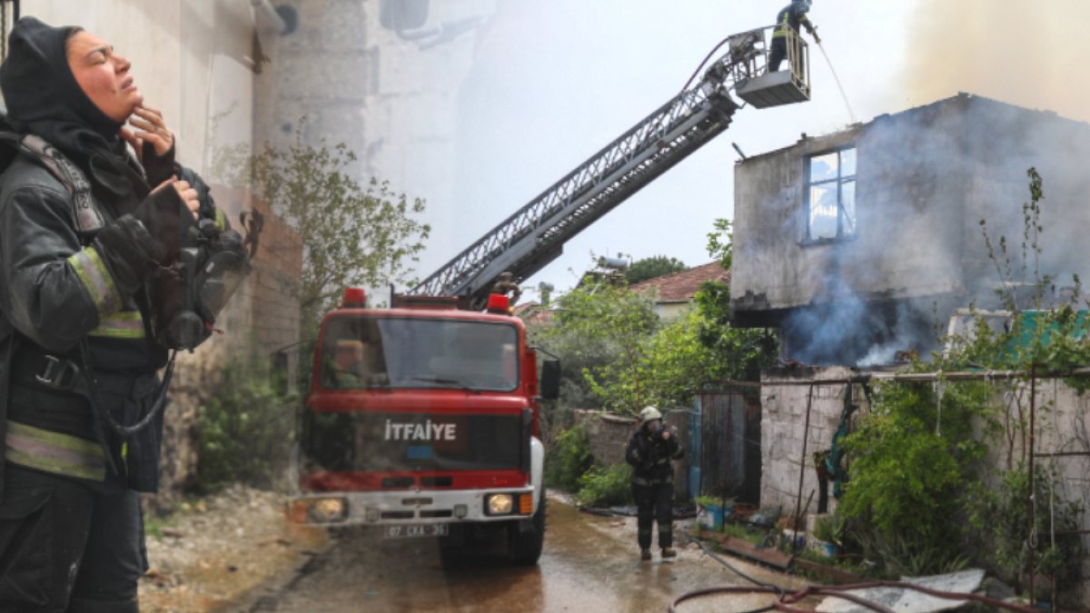 İki kız kardeşi kurtarmak için zamanla yarıştılar: Ev küle döndü
