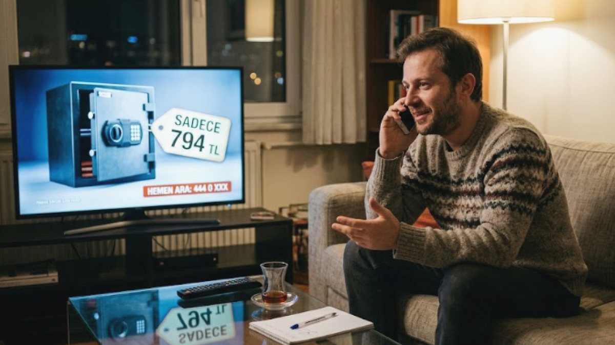 Reklamda görüp aldığı 794 TL'lik kasanın içinden servet çıktı