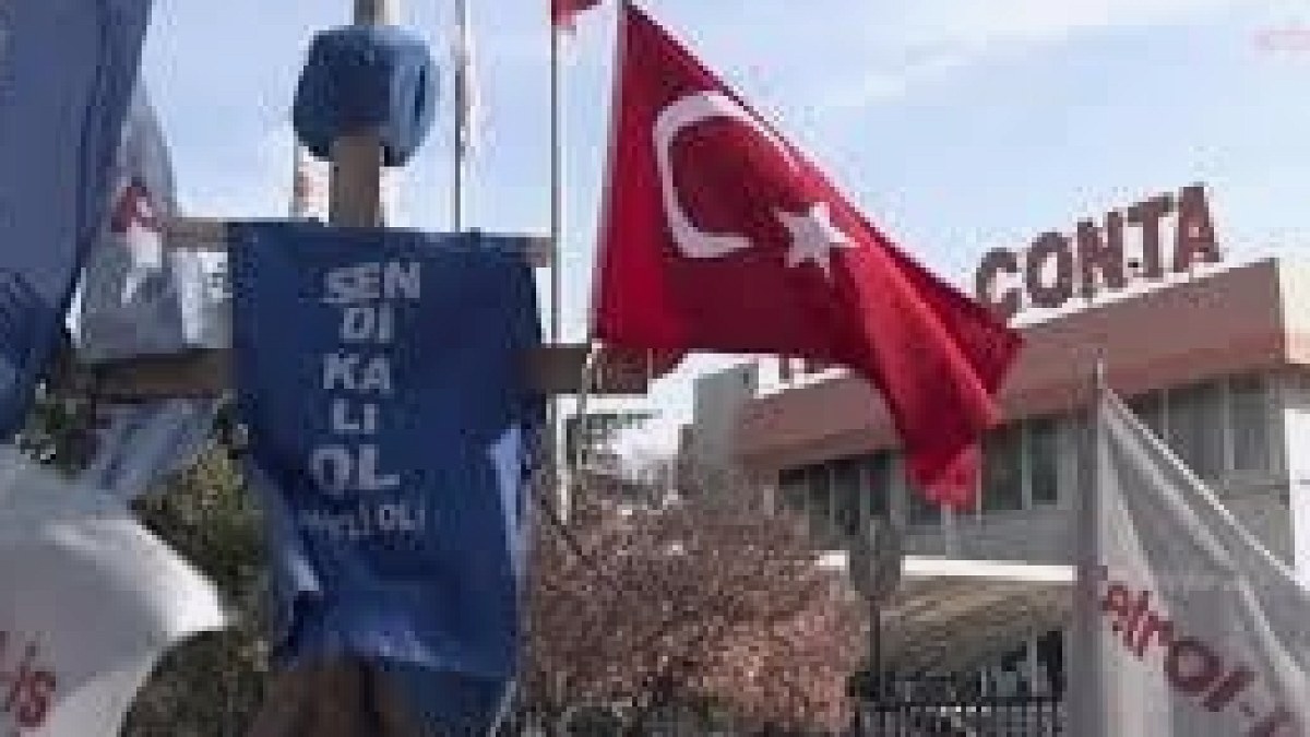 Temel Conta işçileri gözaltına alındı