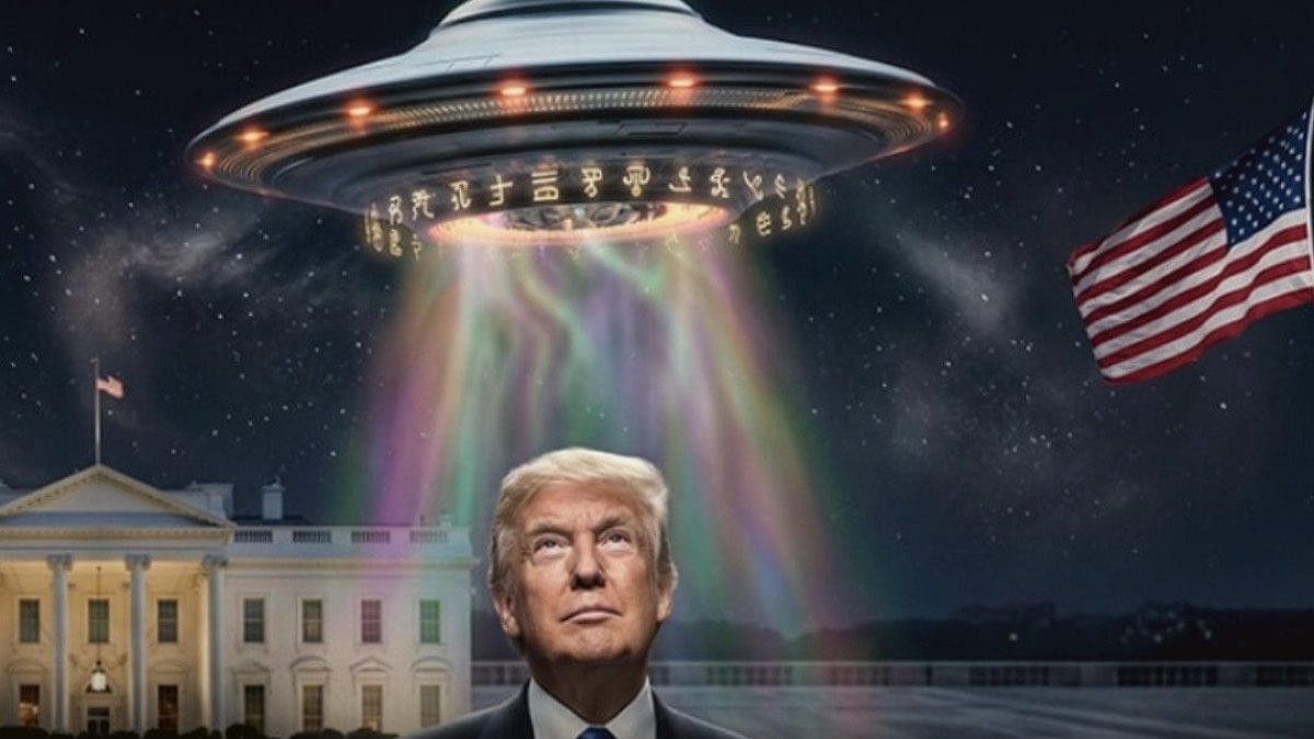 Trump'ın dilinin altında ne var? 'UFO belgelerini bir bir açıklayacağız'