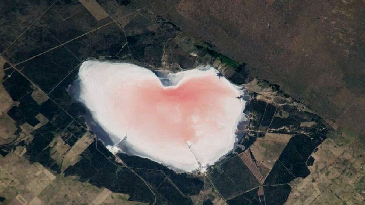 Pembe 'kalp' gölün sırrı çözüldü: Görüldüğü gibi masum değil