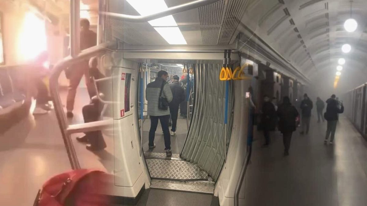 Moskava metrosunda raydan çıkan tren patlama yarattı: Zehirli gaz 2 durağa yayıldı