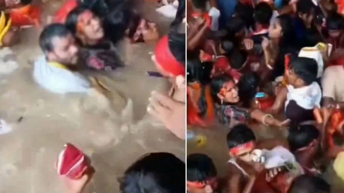Milyonların katıldığı 'Kutsal Banyo' kaosa dönüştü: Çok sayıda kadın taciz edildi