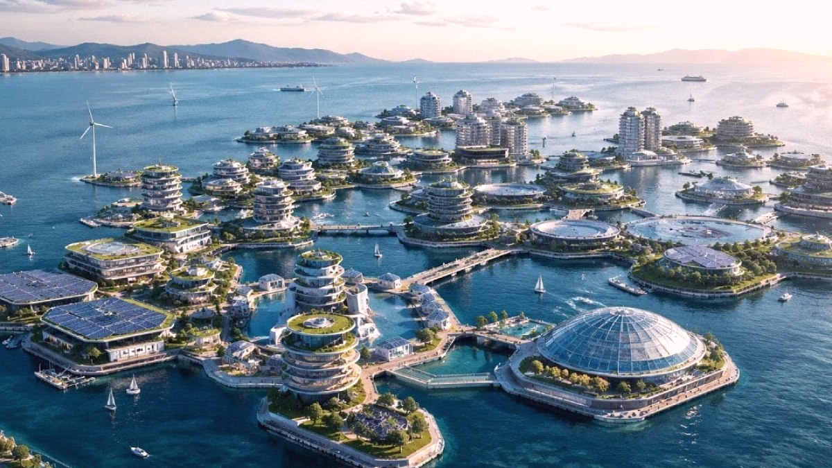 Denizin ortasına dev şehir kuracaklar: Bu şehir su üzerinde yüzecek