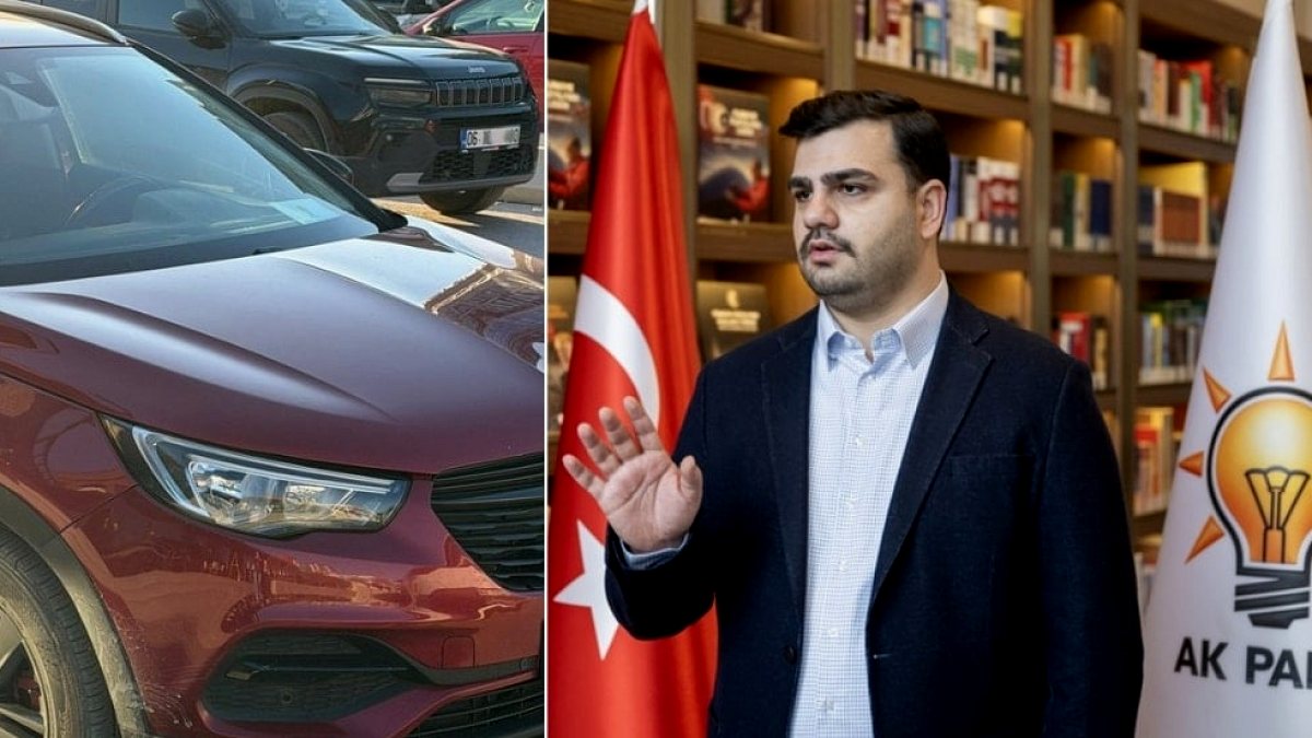 AKP'li isim bile camına parti logolu kart bırakanlara tepki gösterdi