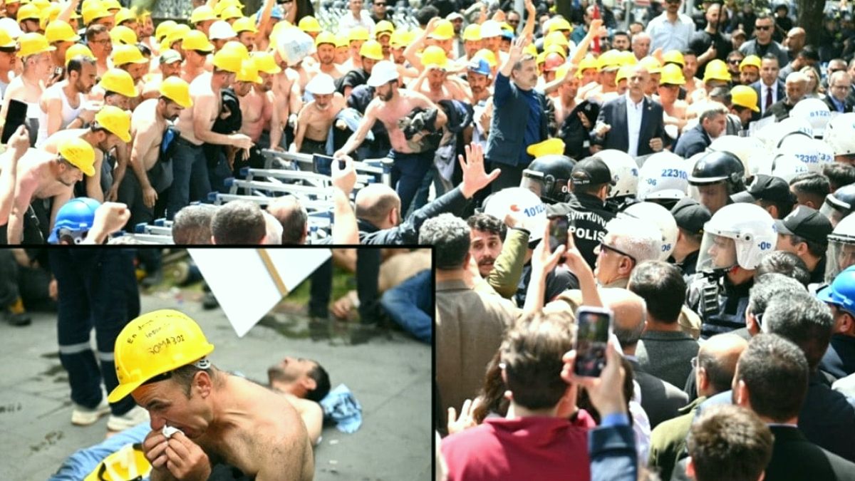 Madenciye işkence