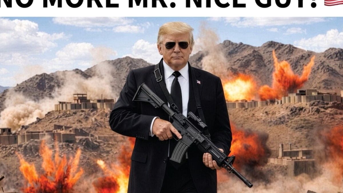 Yapay zekaya eli tüfekli fotoğraf yaptırdı: Trump dalga geçiyor bedelini dünya ödüyor