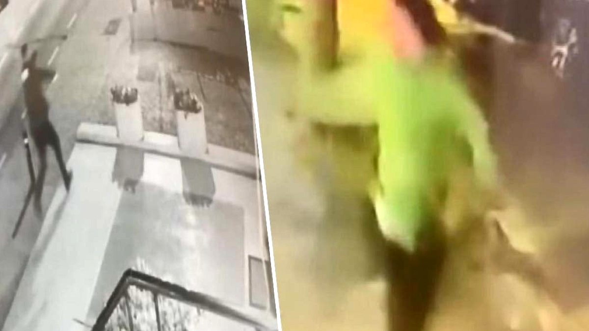 Kadıköy’de mekandan çıkarılan kişinin ateş açtığı anlar! Polis bacağından vurarak yakaladı