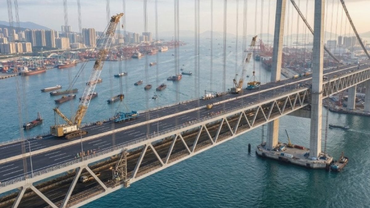 16 şeritli çift katlı köprüde kritik eşik aşıldı: Dünyanın en büyüğü olacak
