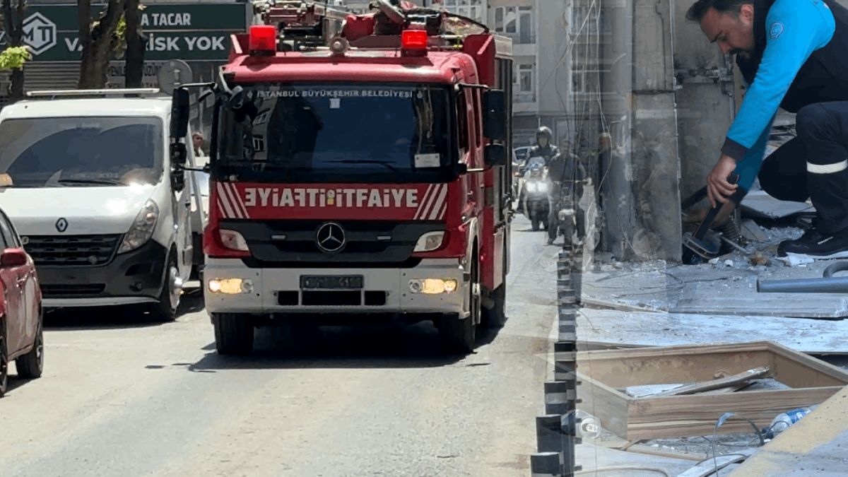 Avcılar'da doğal gaz paniği: Bir vana söktü, mahalleyi ayağa kaldırdı!