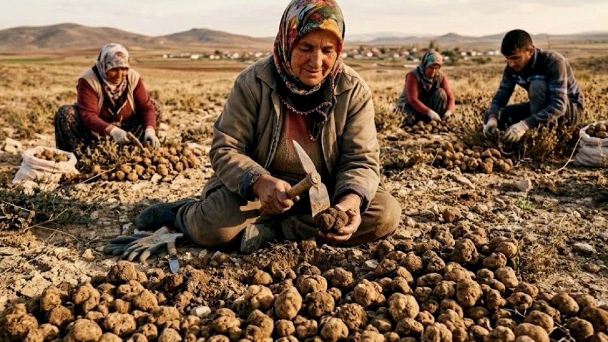 Türkiye'de bol yetişiyor, kilosu 2 bin lira: 'Dağ altını' işte bu yöntemle bulunuyor