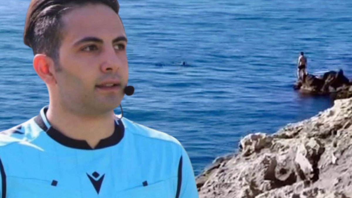 Genç hakem, balık avlamak için daldığı denizde boğularak can verdi