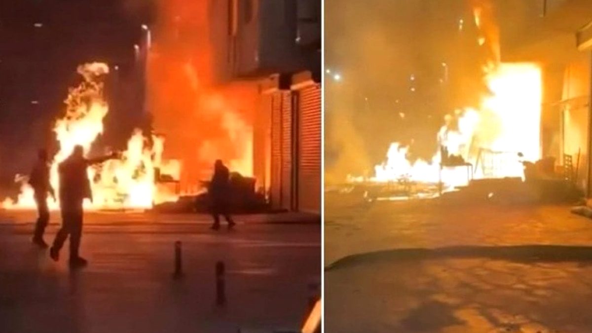 İstanbul'da büyük yangın! Çok sayıda dükkan hasar gördü
