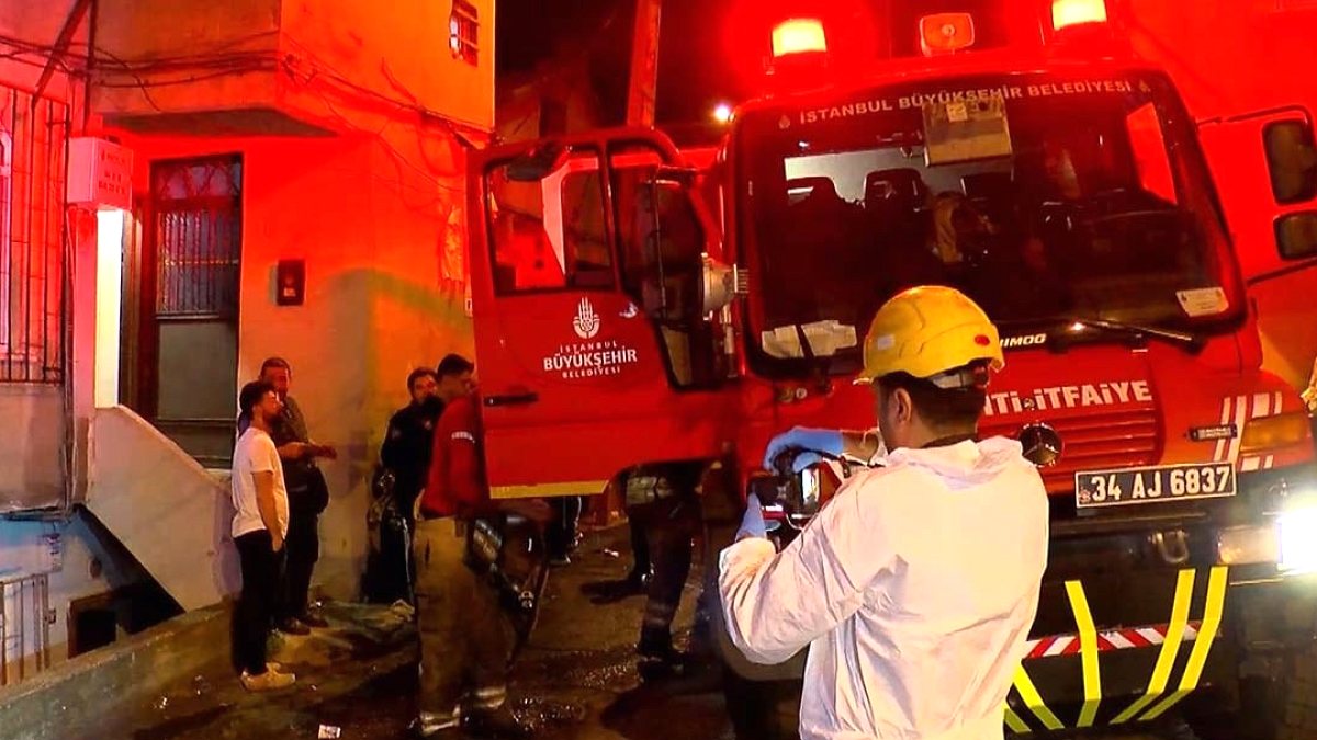 Eyüpsultan’da yangın: 2’si çocuk 4 ağır yaralı