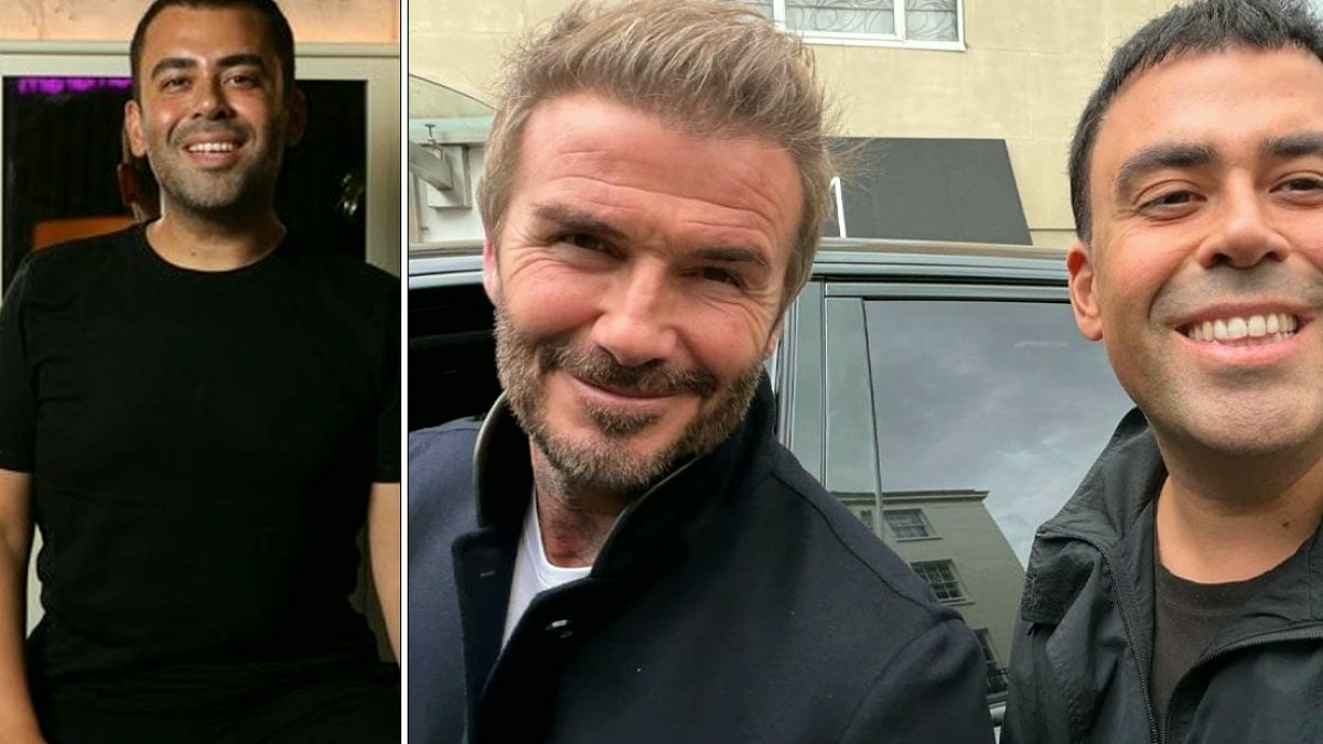 Türkiye'de Aranıyor, Londra'da Beckham'la Poz Verdi