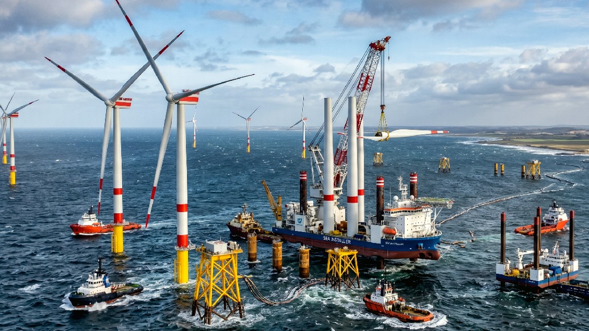 Kuzey Denizi'nde Dev Rüzgar Santrali İnşa Ediliyor: 1 Milyon Haneye Elektrik