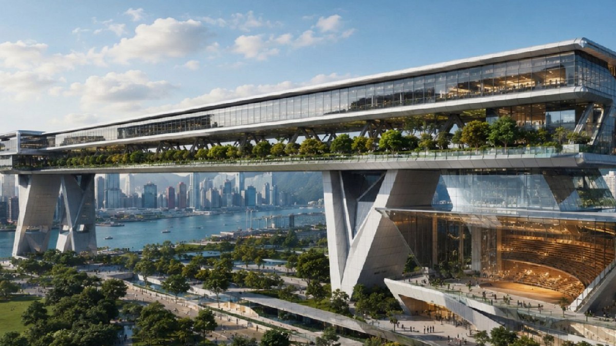 Hong Kong'da Mimari Devrim: İlk Yatay Plaza İnşa Ediliyor