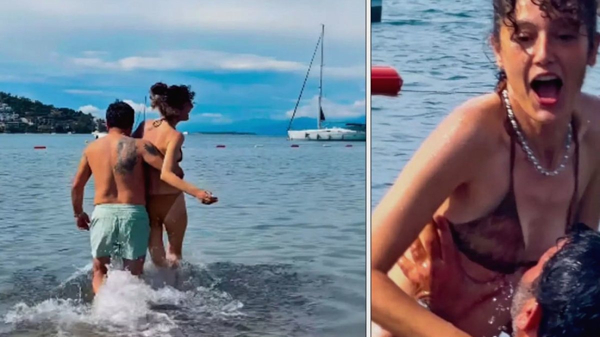 Bülent Şakrak ve Duygu Arabacıoğlu Deniz Sezonunu Açtı: Romantik Anlar Paylaşıldı