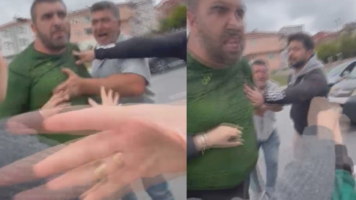Eyüpsultan'da Trafik Tartışması Kanlı Bitti: Kadına Şiddet Görüntülendi