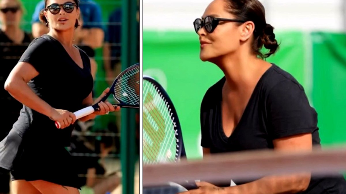 Hülya Avşar'dan Enerjik Tenis Performansı: Takipçileri Hayran Kaldı