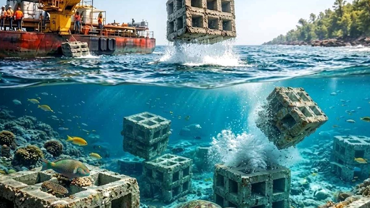 Akdeniz'in Derinliklerinde Dev Bir Mühendislik Harikası İnşa Ediliyor