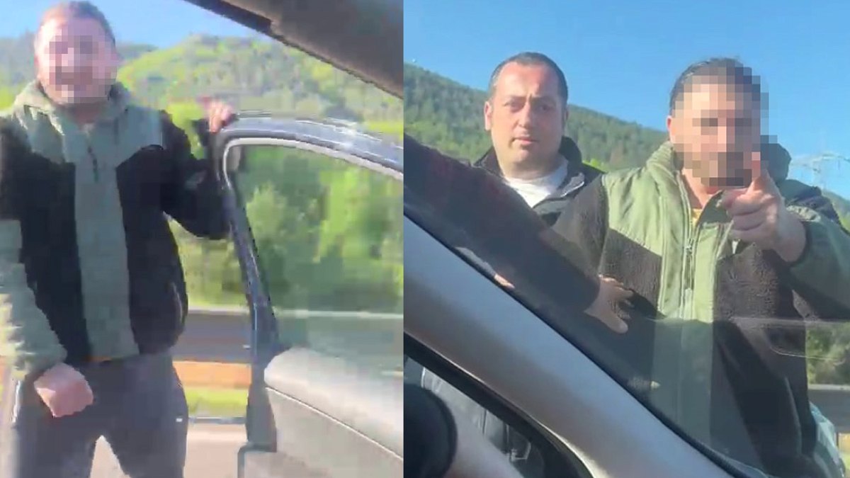 Trafikte Tartıştı, Sürücüye Ve Eşine Saldırdı: O Anlar Kayıt Altında