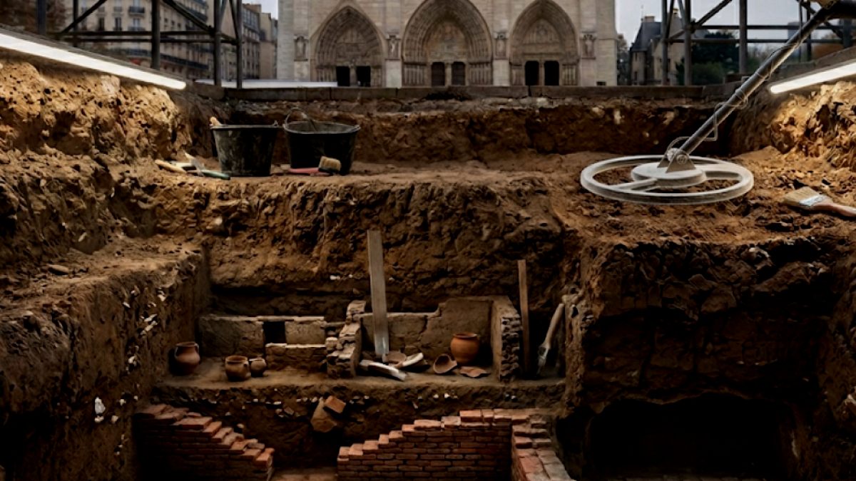 Notre Dame Kazılarında Tarihi Dönüm Noktası: Roma Sikkeleri ve Orta Çağ Seramikleri Bulundu