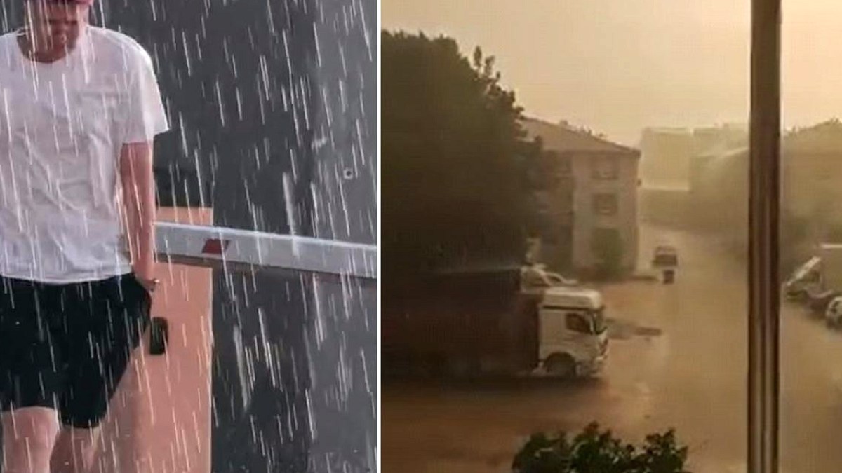Bursa'da Ceviz Büyüklüğünde Dolu Şiddetli Yağış Hayatı Felç Etti