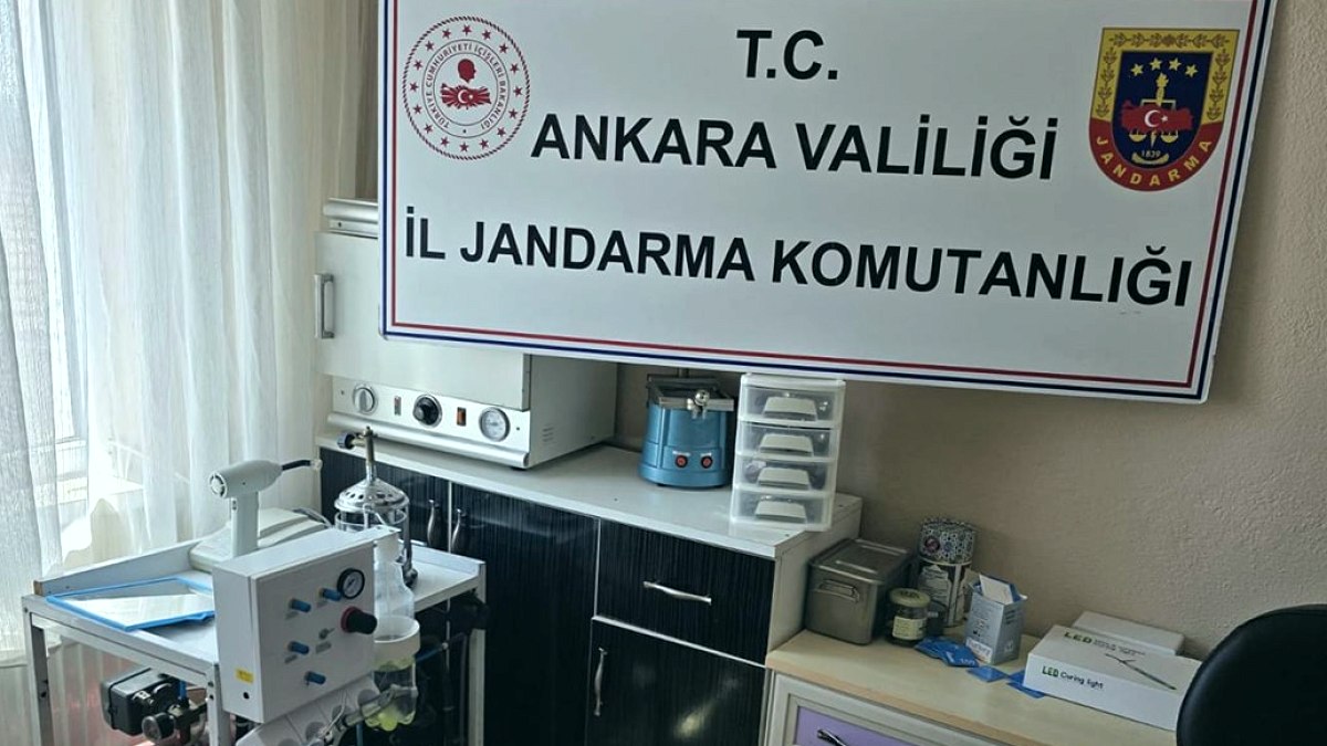 Ankara'da Sahte Diş Hekimine Suçüstü Operasyon: Bir Kişi Gözaltına Alındı