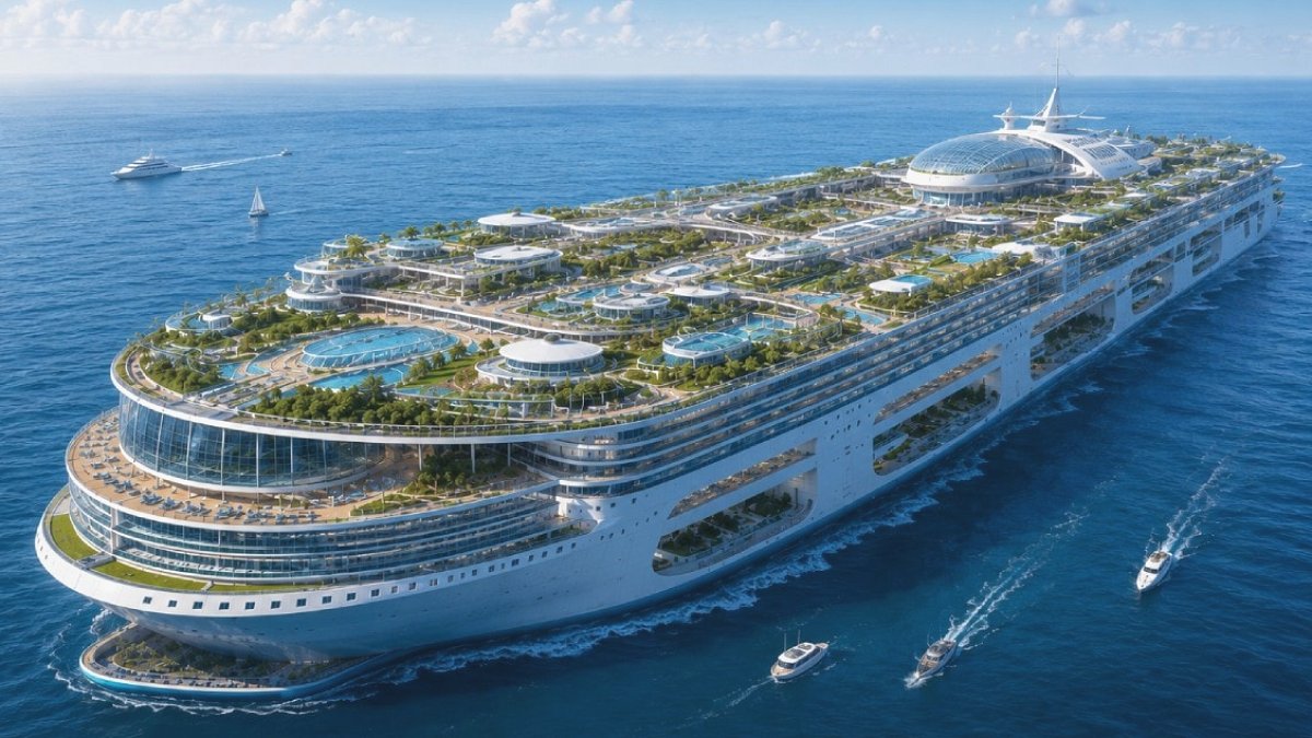 Okyanuslar İçin Dev Bir Şehir: 30 Katlı 'Freedom Ship' Hayata Geçiyor