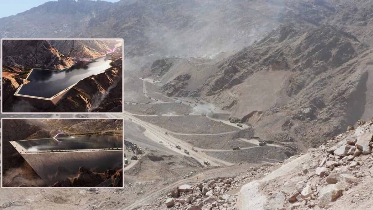 Suudi Arabistan'da Dağ Zirvesine 2.8 Km'lik Yapay Göl İnşa Ediliyor