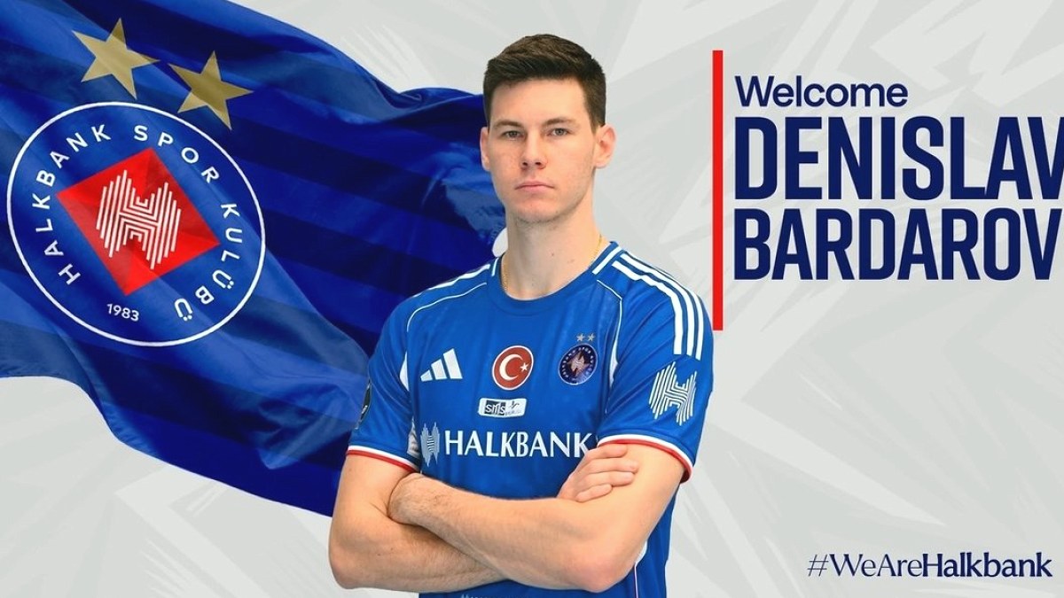 Halkbank Erkek Voleybol Takımı, Bulgar Smaçör Denislav Bardarov'u Kadrosuna Kattı