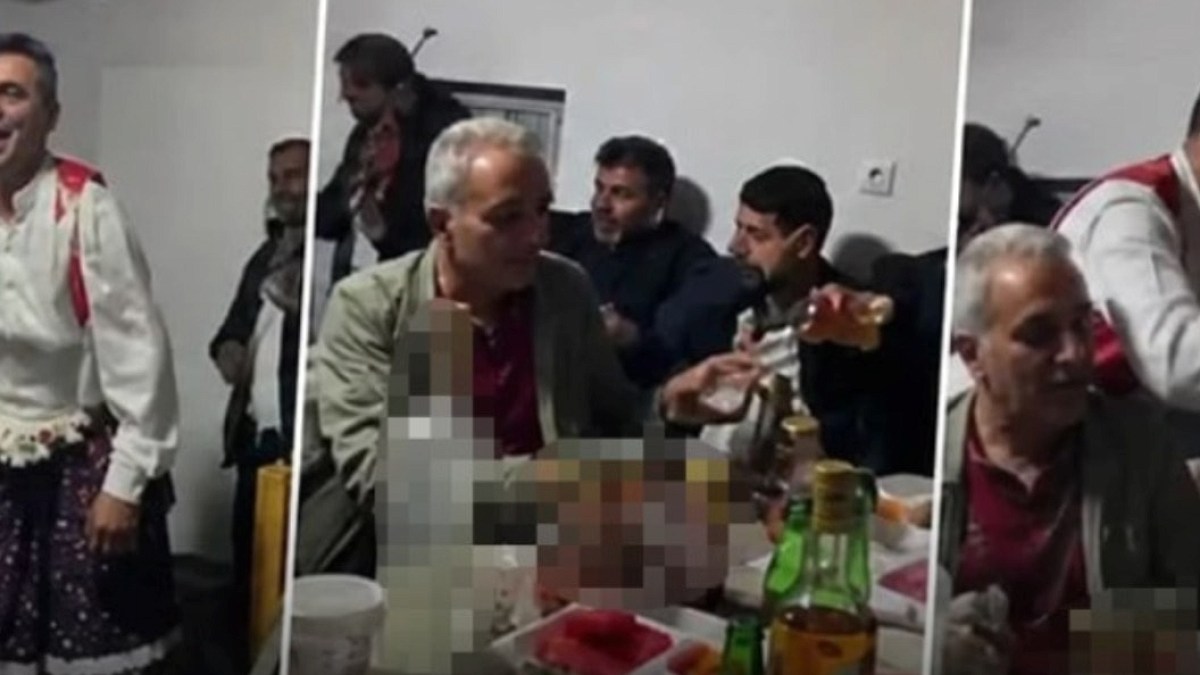 AKP'li Yöneticilerden Köy Odasında Rakılı Eğlence Görüntüleri Tepki Çekti