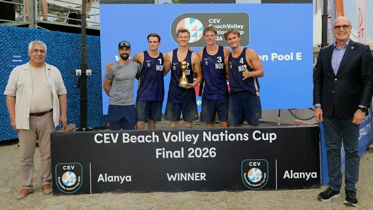 Voleybolda Alanya Etabı Tamamlandı: Ukrayna ve Norveç Lider Tamamladı