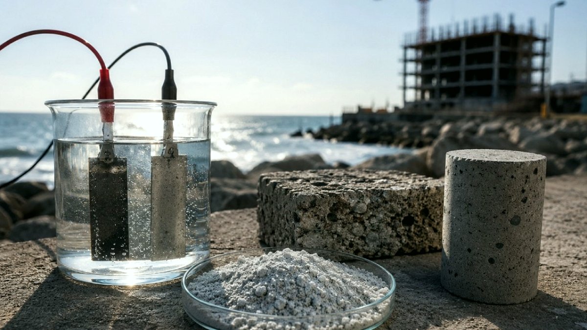 Deniz Suyu ve Elektrikle Beton Üretimi: Çevre Dostu Alternatif Geliştirildi