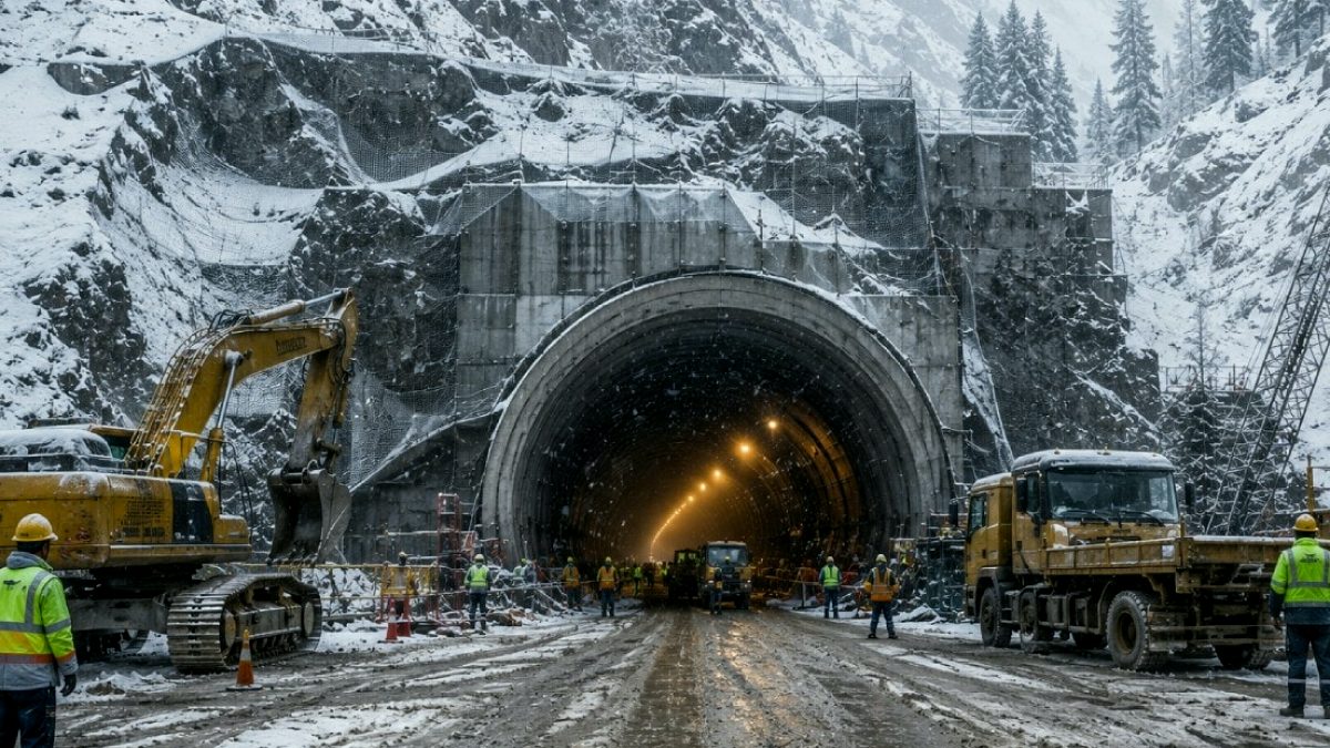 Himalayalar'da Dev Tünel Açılıyor: Kışın Kaplanan Yollar Tarihe Karışacak