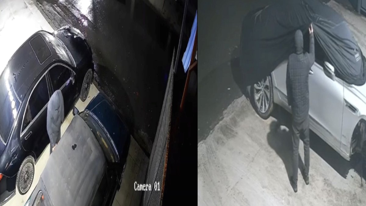 Maslak'ta Lüks Otomobilin Altın Amblemi ve Aküsü Çalındı