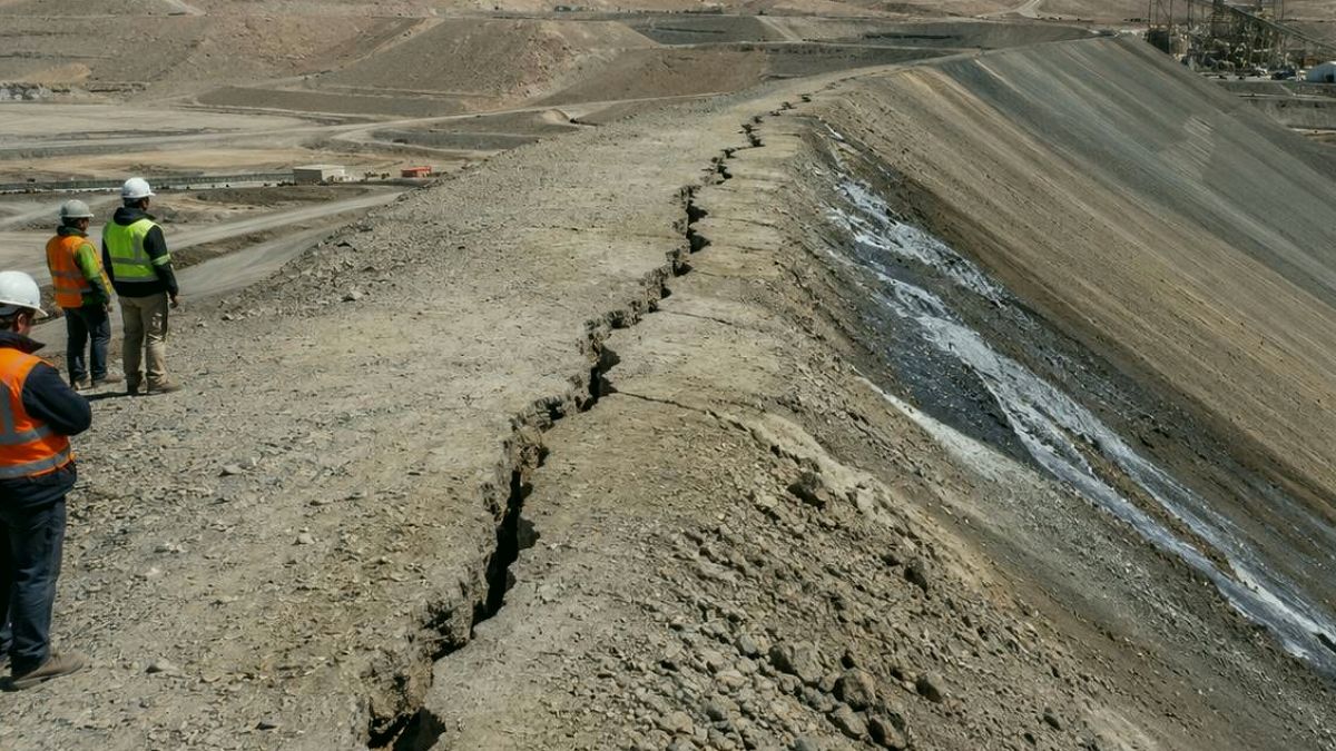 Şili'de Bakır Madeni Atık Barajında Büyük Tehlike: 240 Metrelik Çatlak ve Sızıntılar!