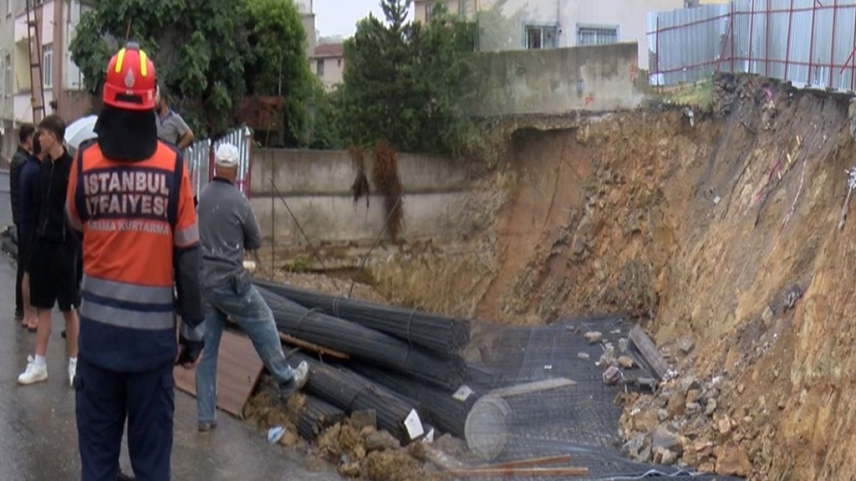 Sancaktepe'de İnşaat Alanında Toprak Kayması: Güvenlik Önlemleri Alındı