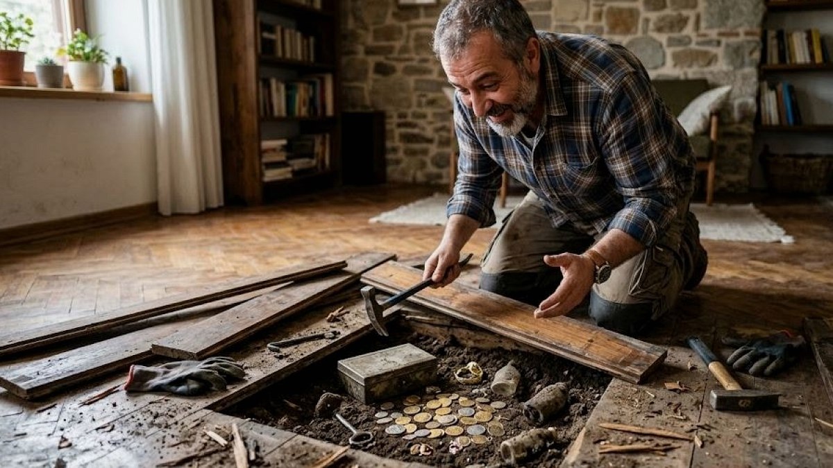 Evin Parkelerini Sökünce Tarihi Mirasla Karşılaştı