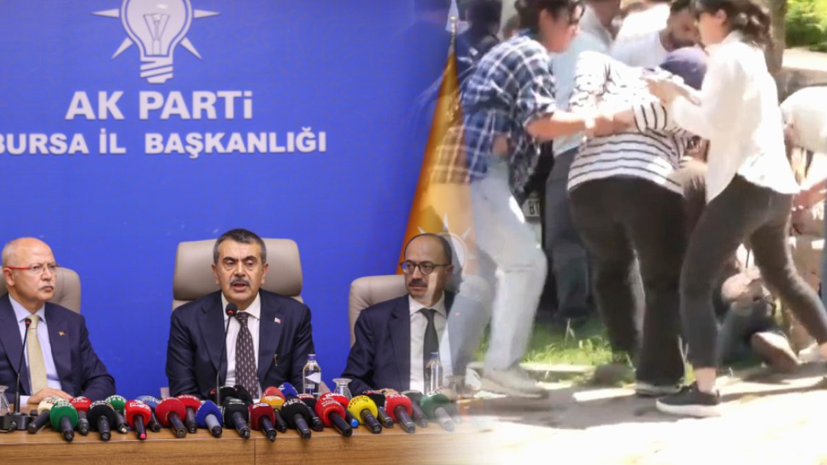 Öğretmenler Gözaltına Alınırken Bakan Tekin AKP Binasındaydı