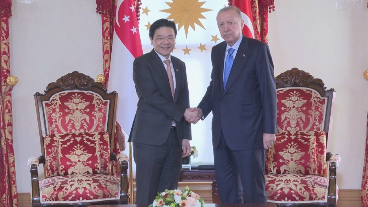 Erdoğan ve Singapur Başbakanı Wong İstanbul'da Bir Araya Geldi