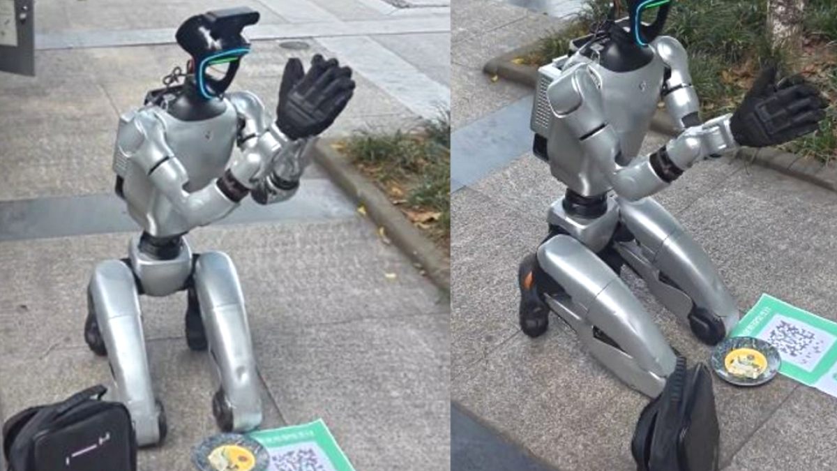 İnsansı Robot Sokağa Düştü: Elektrik Faturası İçin Dilendi