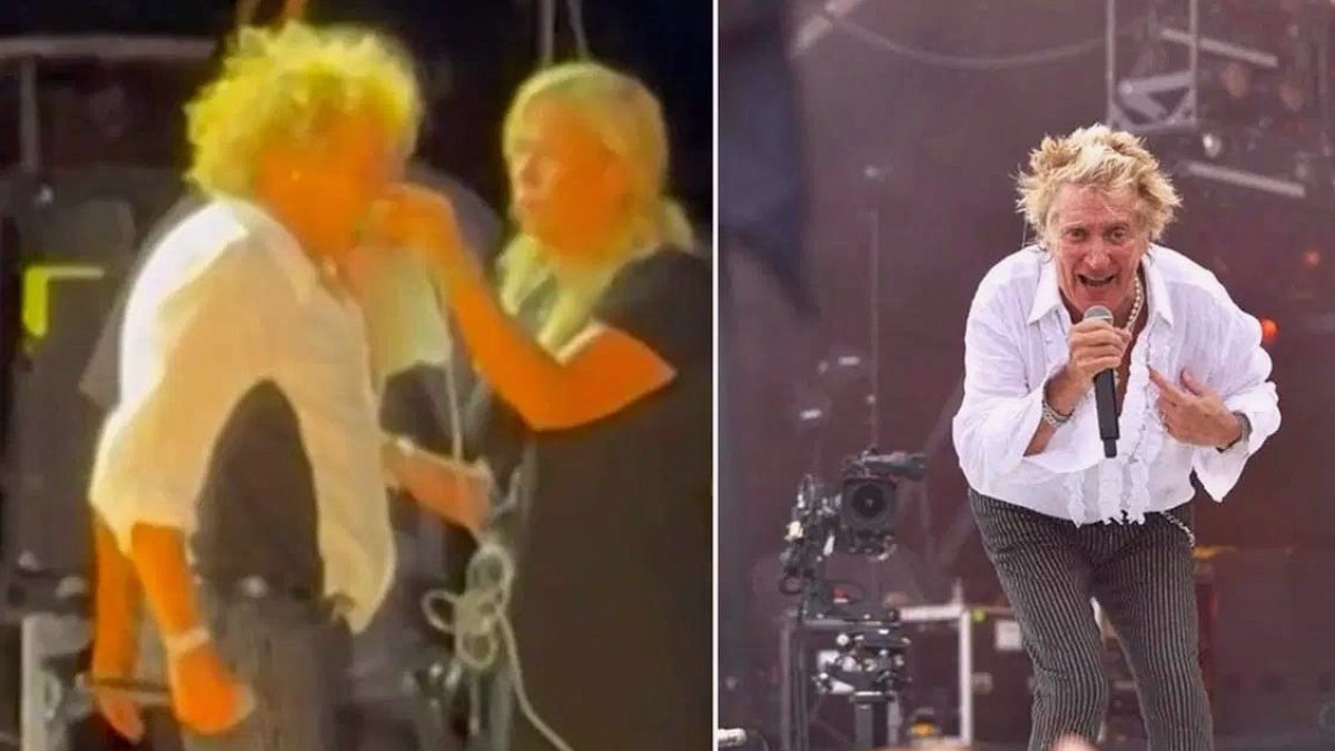 81 Yaşındaki Efsanevi Rockçı Rod Stewart Sahneden İnmeyerek Hayranlarını Coşturdu