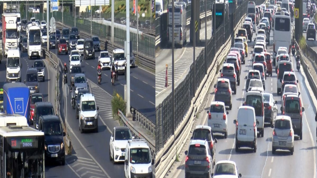 İstanbul'da Yeni Haftanın İlk Gününde Trafik Felci Yaşandı