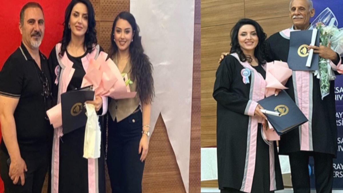 Kızının İzinde Yüksek Öğrenimini Tamamladı: 44 Yaşında İkinci Olarak Mezun Oldu