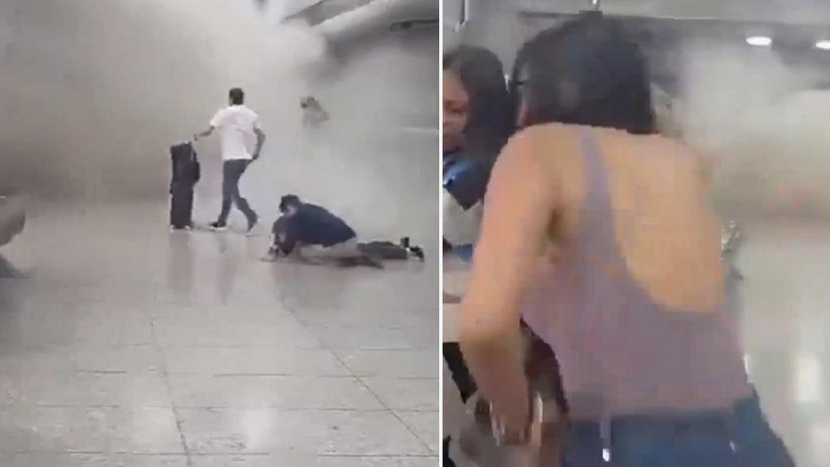 Venezuela'da Yıkıcı Depremler: Havalimanı Panik Anlarıyla Kamerada